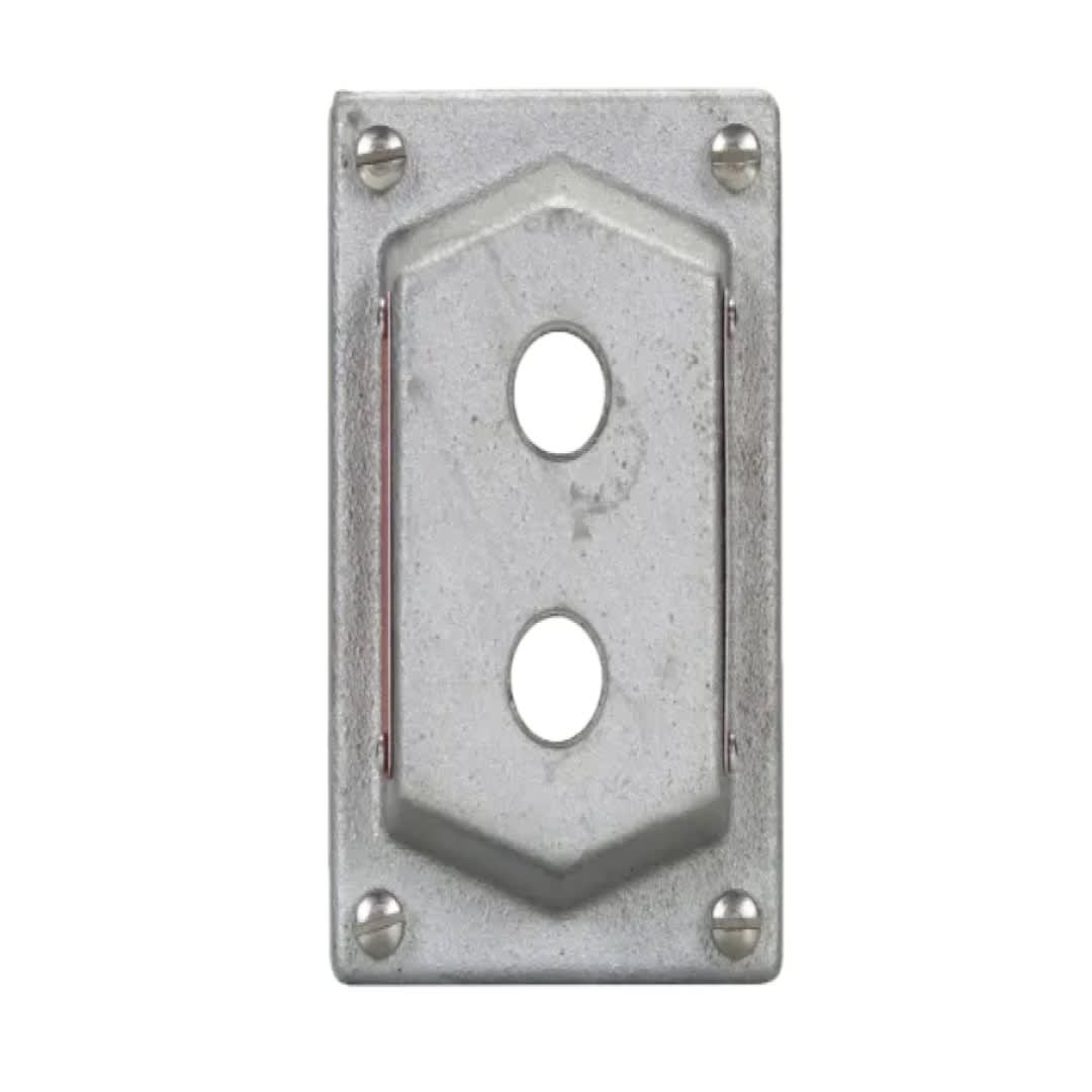 TAPA P/ESTACION CTRL FLEXSTATION DS CIEGA C/2 HUECOS NEMA 3R/7 CL1 DIV1 CROUSE HINDS2