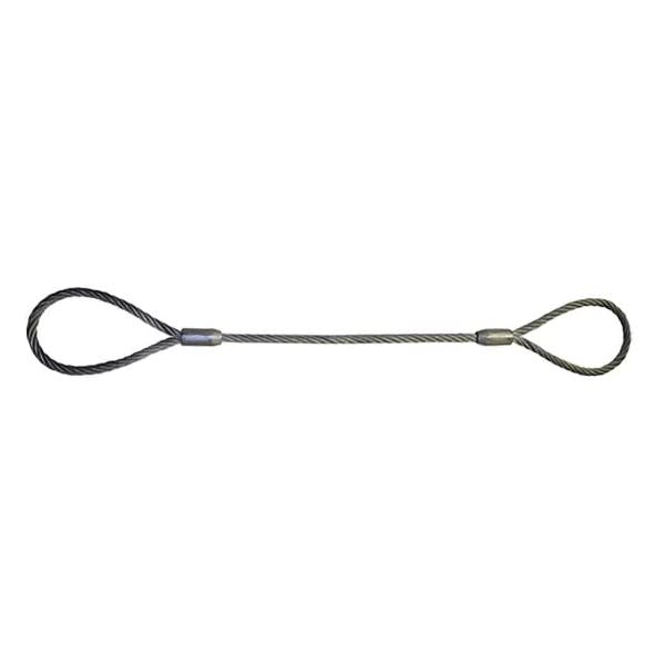 ESTROBO DE CABLE DE ACERO OJO SIMPLE 1 1/8''X2MTS AMERICAN BULL1