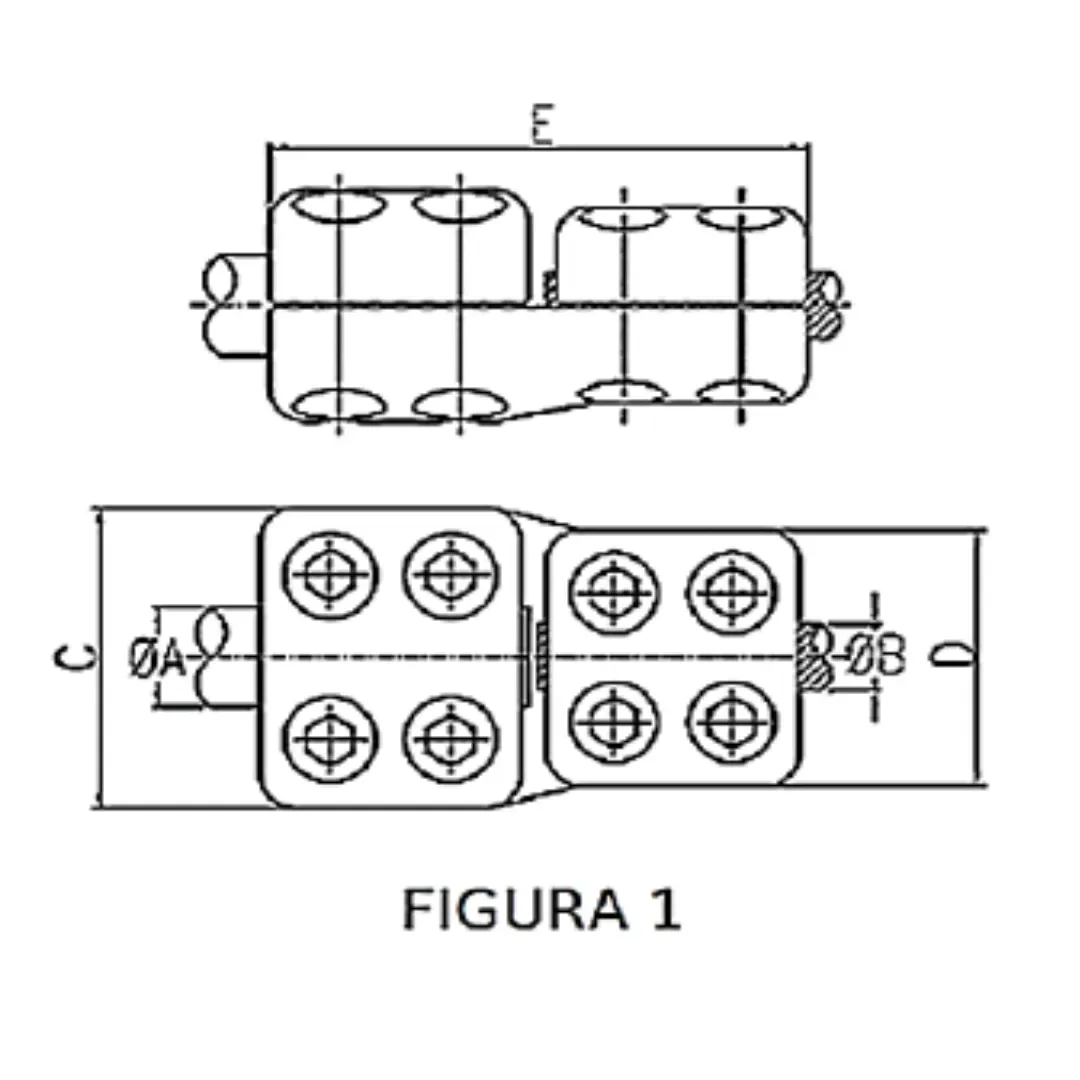 CONECTORES ANTICORONA RECTO TUBO-CABLE F1 T:Ø31MM C:Ø12.5-14.57MM MODELO 354.483 ARAGCU EI