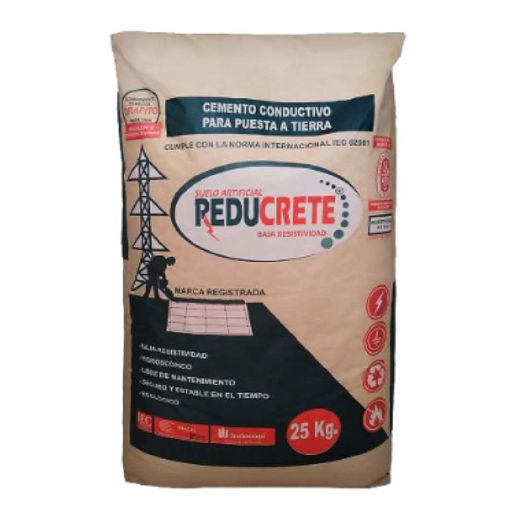 CEMENTO CONDUCTIVO 25KG MEJORADOR REDUCRETE