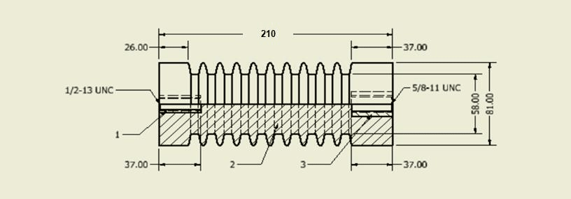 AISLADOR PORTABARRA DE 24KV ZNQ-24/210 EUNOV ELECTRIC2