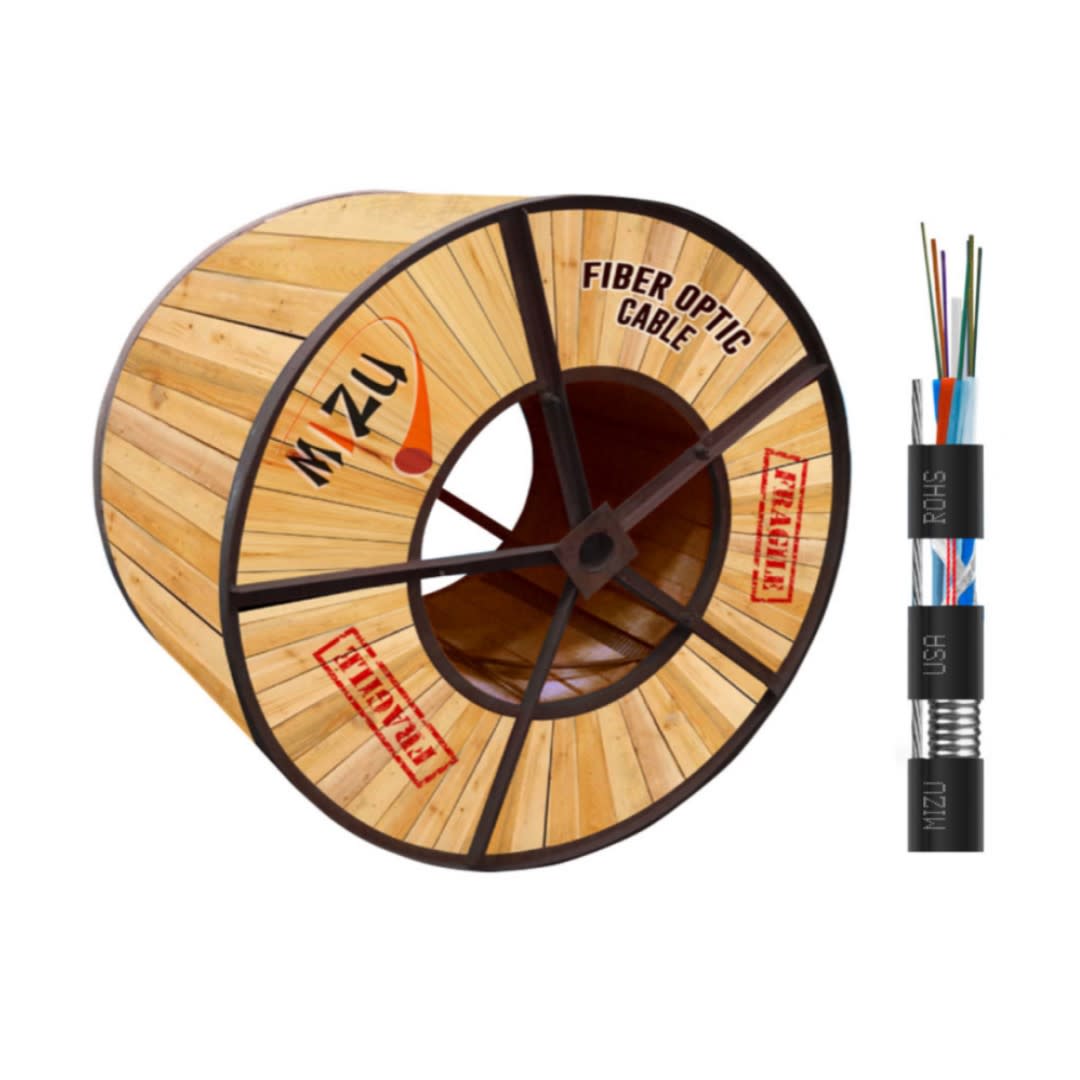 CABLE ADSS ÓPTICO MONO MODO/CMENSAJ /12 FIBRAS MZ-FTC8S-12 MIZU