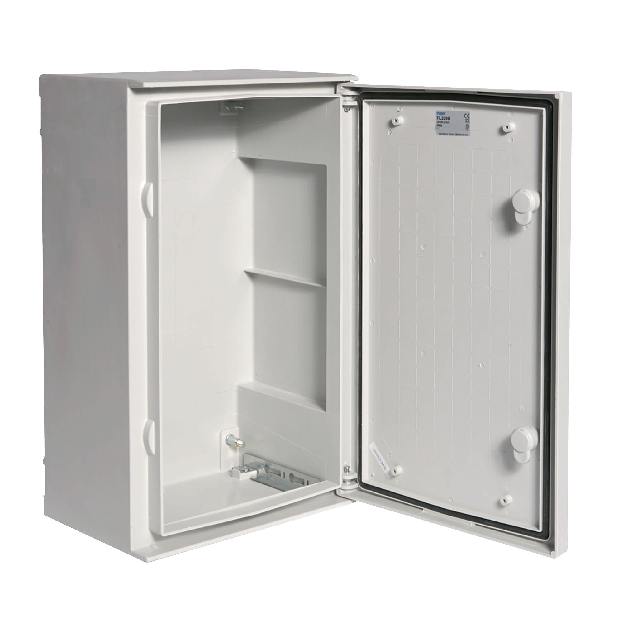 TABLERO P/ADOSAR DE POLIESTER REFORZADO C/FIBRA DE VIDRIO ORION PLUS 800X600X300MM IP66 IK10 HAGER1