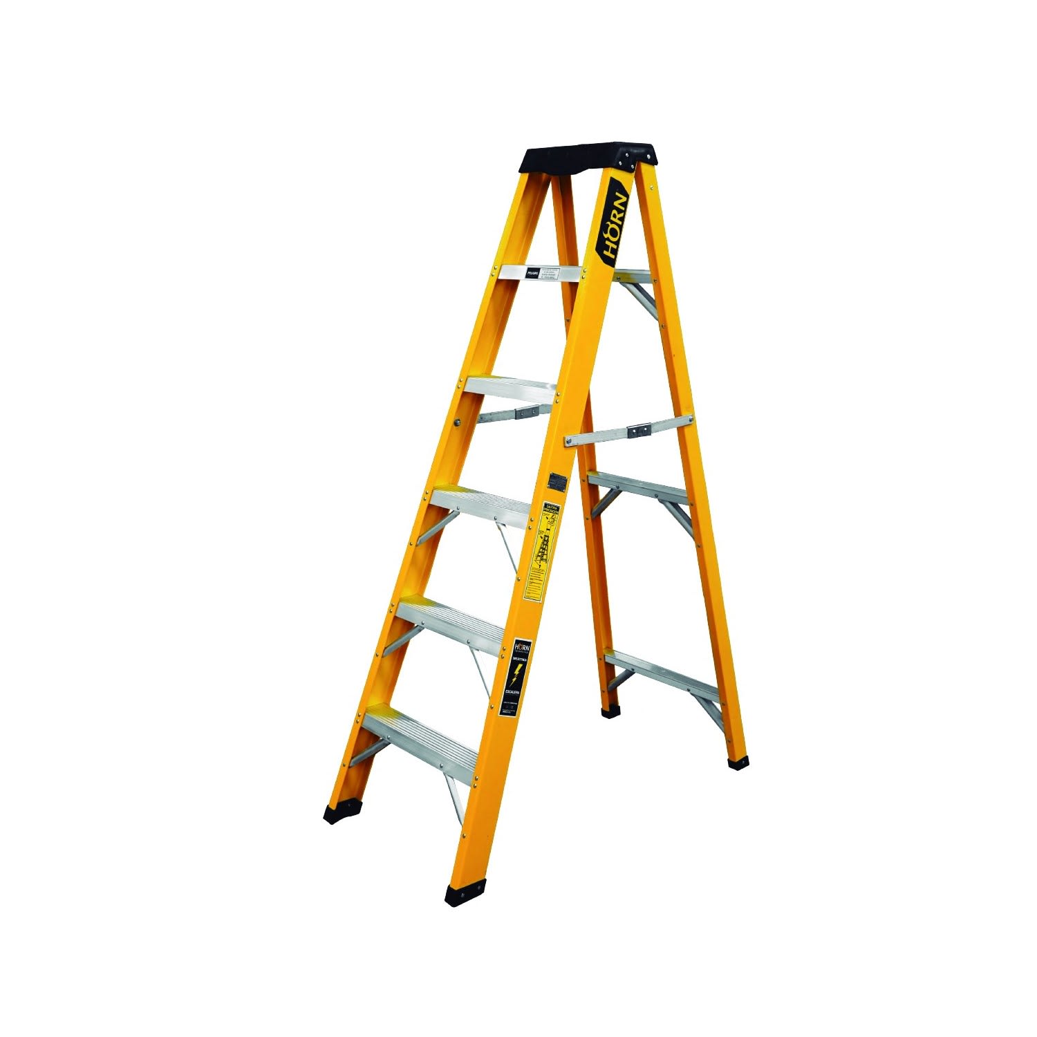 ESCALERA TIPO TIJERA 20 PASOS FIBRA DE VIDRIO HESC FV 4 20 HORN