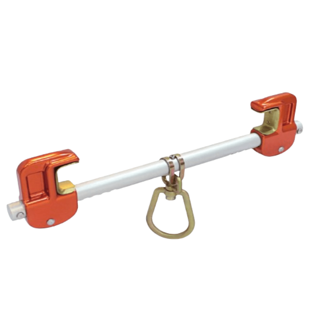 ANCLAJE DE ALUMINIO TIPO MORDAZA PARA VIGA CON OJO GIRATORIO IBT-2 PATNGK1