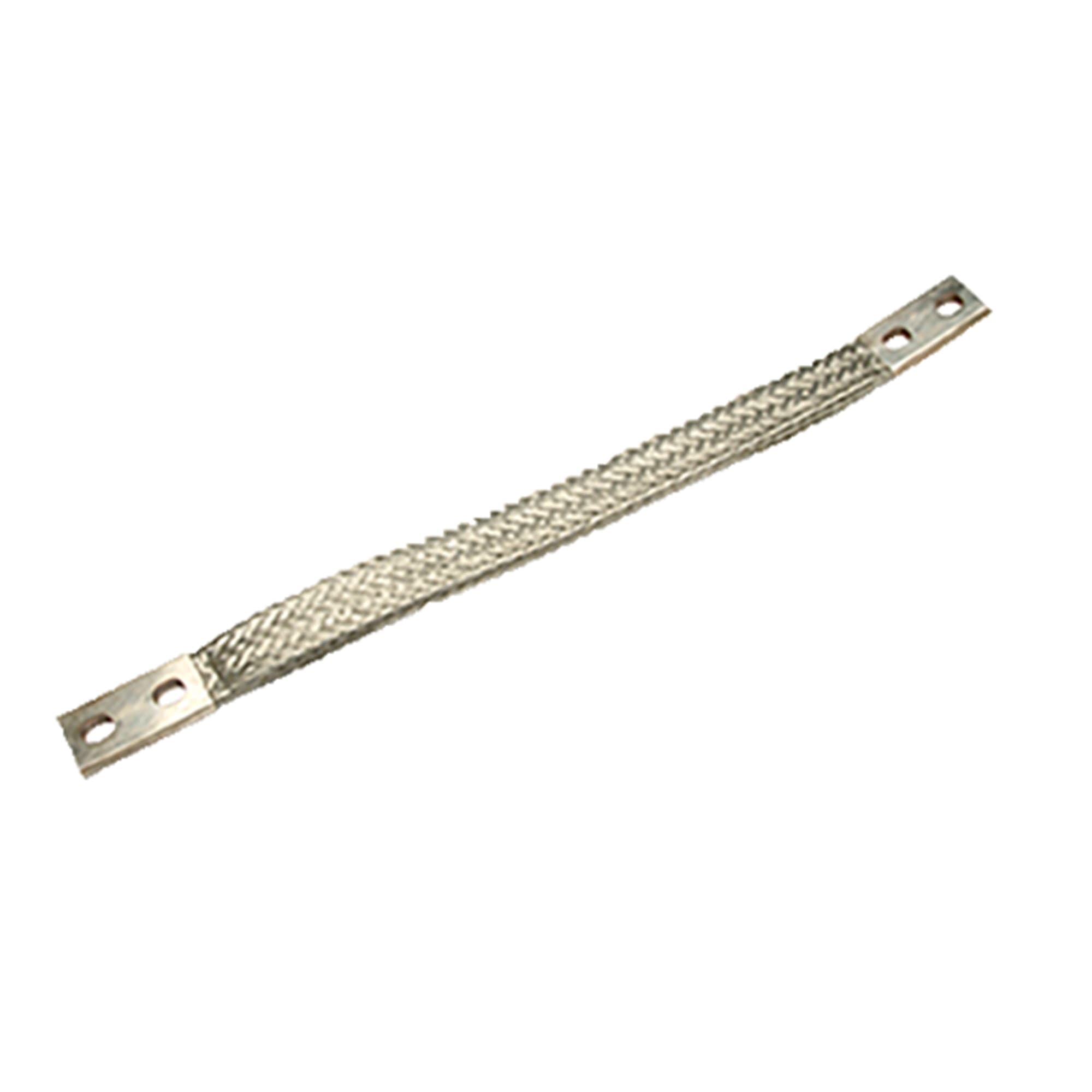 CONECTOR TRENZA CU FLEXIBLE 190AMP MEDIDAS 305X25X5MM 2 HOYOS 0.56''X0.69'' PENNUNION