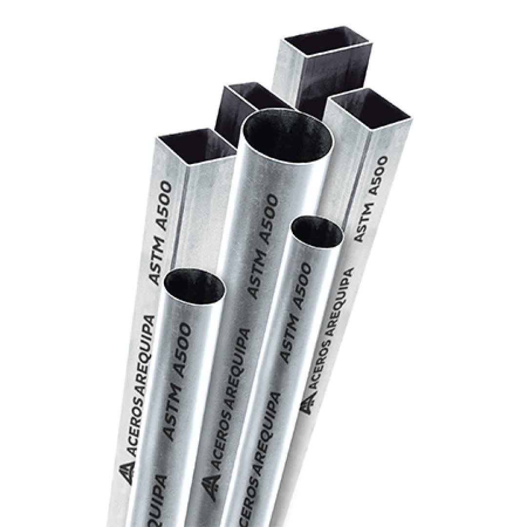 TUBOS REDONDOS GALVANIZADOS A500 1-1/4''X1.8MMX6MTS ACEROS AREQUIPA1