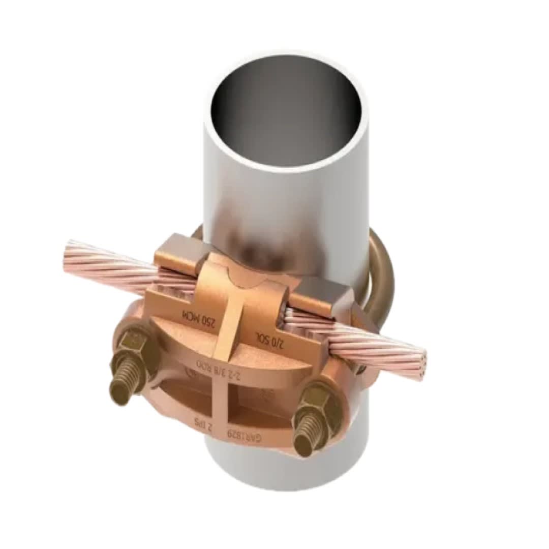 CONECTOR TIERRA CU P/CABLE 2/0AWG-250MCM A TUBO 1-1/2'' Ø1-5/8''-1-7/8'' UL BURNDY4