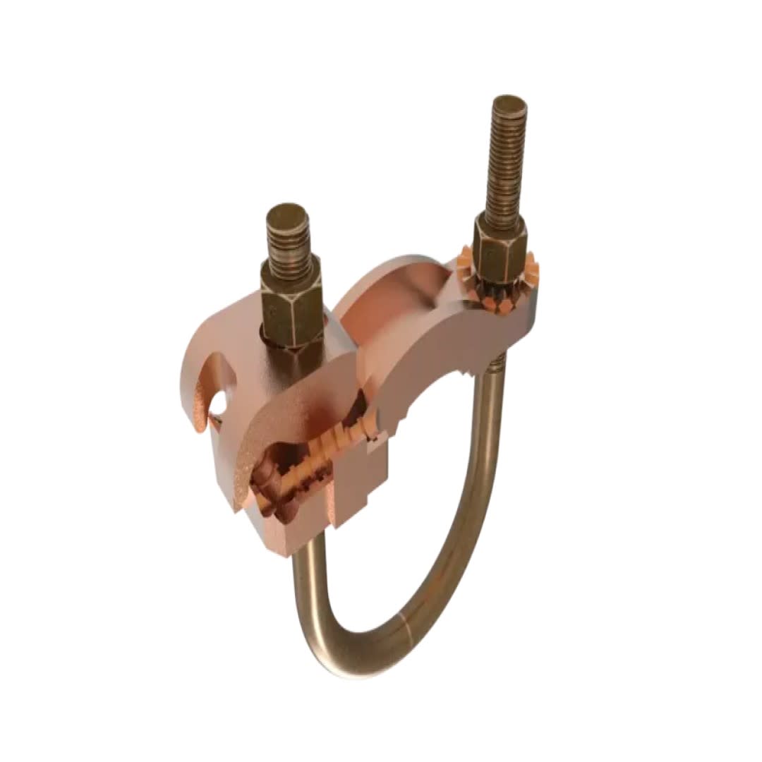 CONECTOR TIERRA CU P/CABLE 4AWG-4/0AWG A TUBO 1-1/4''-2'' PERNO 3/8'' UL BURNDY2