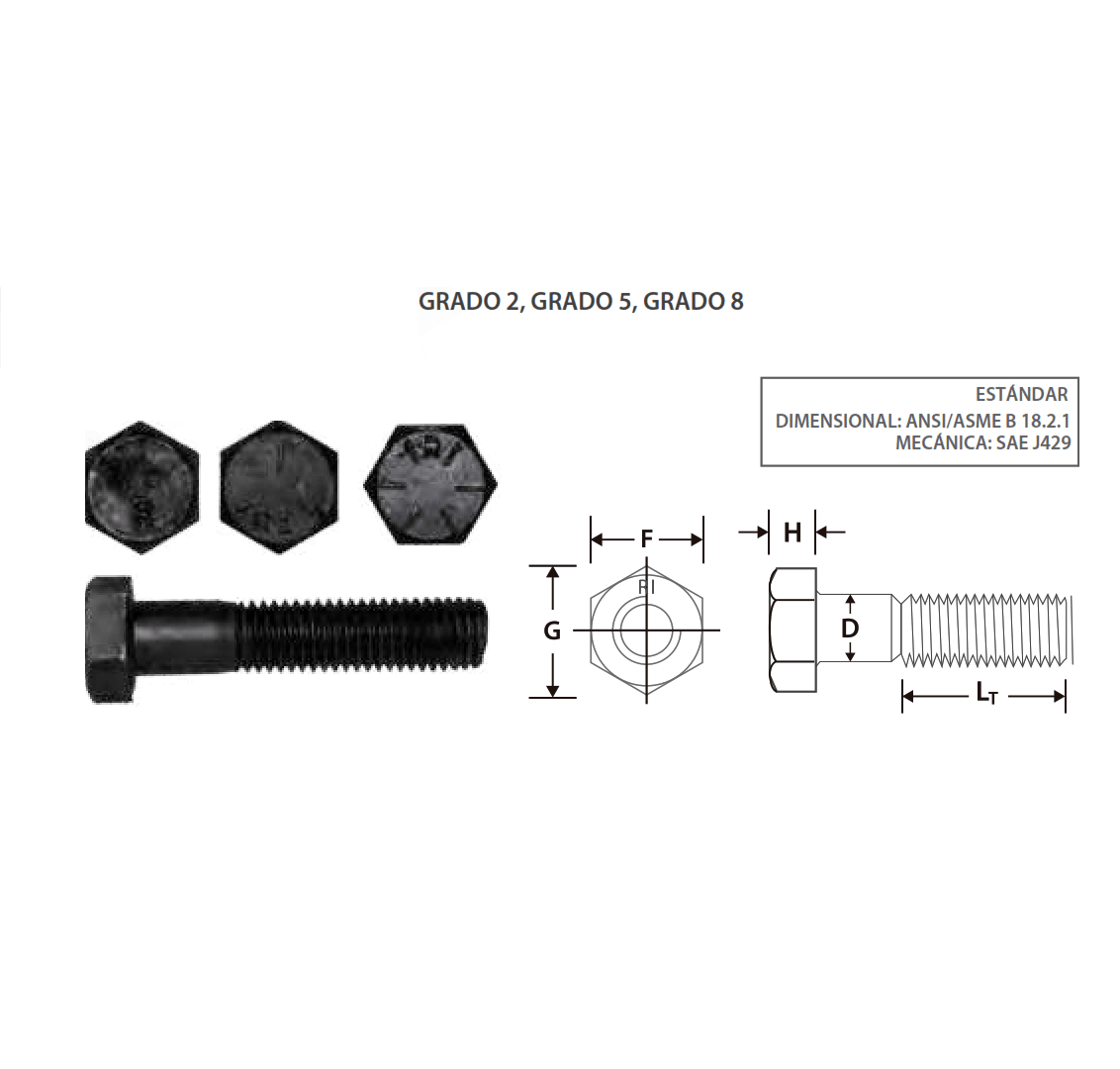 PERNOS HEXAGONALES BRUÑIDO NEGRO 1/2''X500MM GRADO 2 ARAGCU OUTLET2