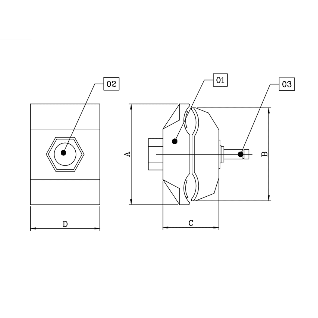 CONECTOR DE COMPRESION 16-95MM/1.5-50MM M1C01421 ARAGCU AD2