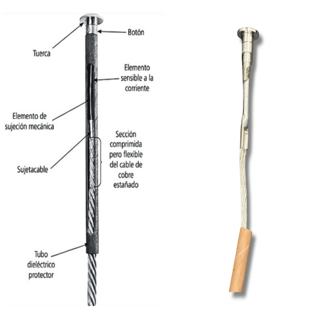 FUSIBLE CHICOTE 8AMP 11-27KV CABEZA REMOVIBLE T/K 008A CAPITAL2