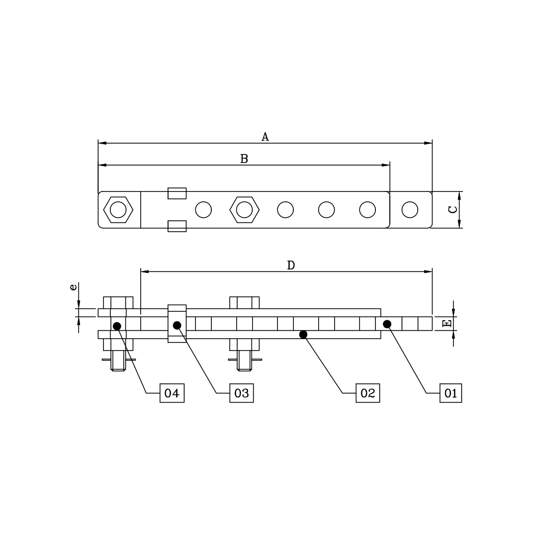 TENSOR CORREDERA DE F°G° 320-500MM D1BS0077 ARAGCU MT2