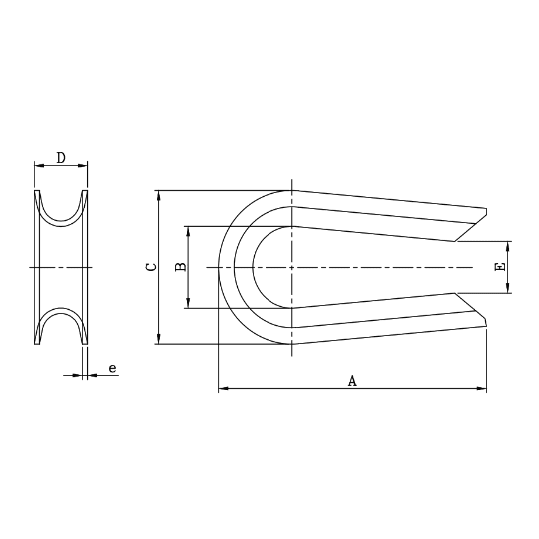 GUARDACABO DE F°G° 3/8'' M4GU0003 ARAGCU RT2