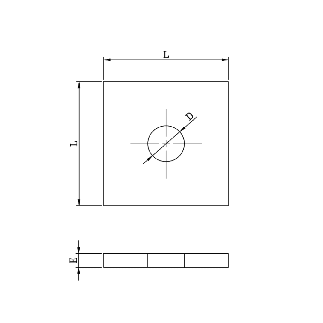 PLANCHA DE ANCLAJE DE F°G° 254X18MM D1PN0004 ARAGCU RT2