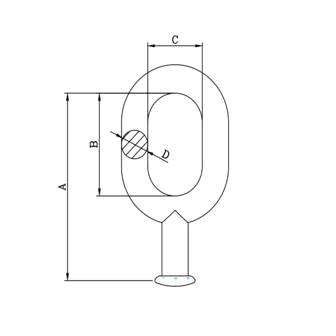 ADAPTADOR ANILLO BOLA 16X68MM 70KN M1AD0002 ARAGCU MT2