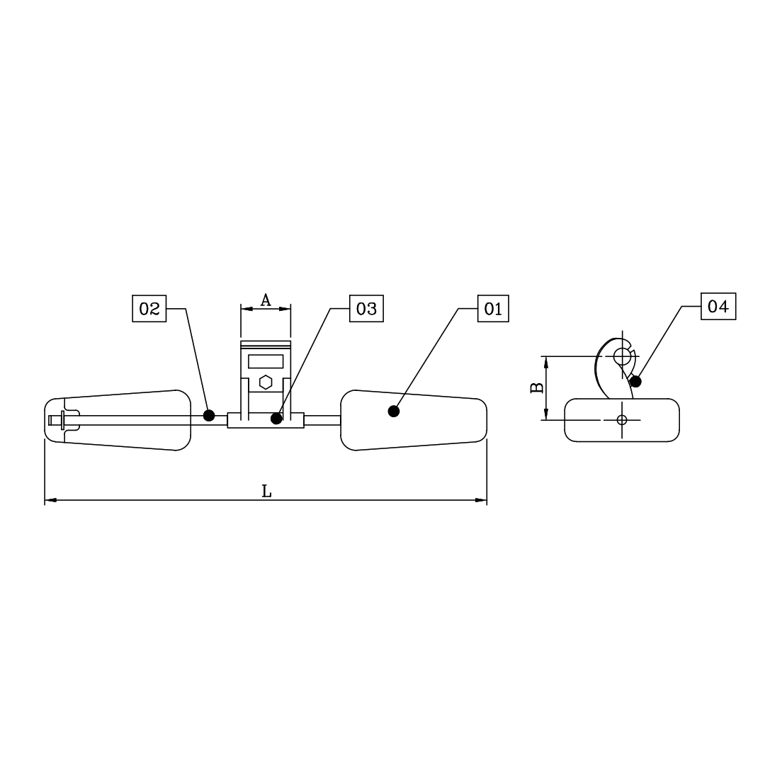 AMORTIGUADOR DE VIBRACION DE 35-95MM M1A00011 ARAGCU MT2