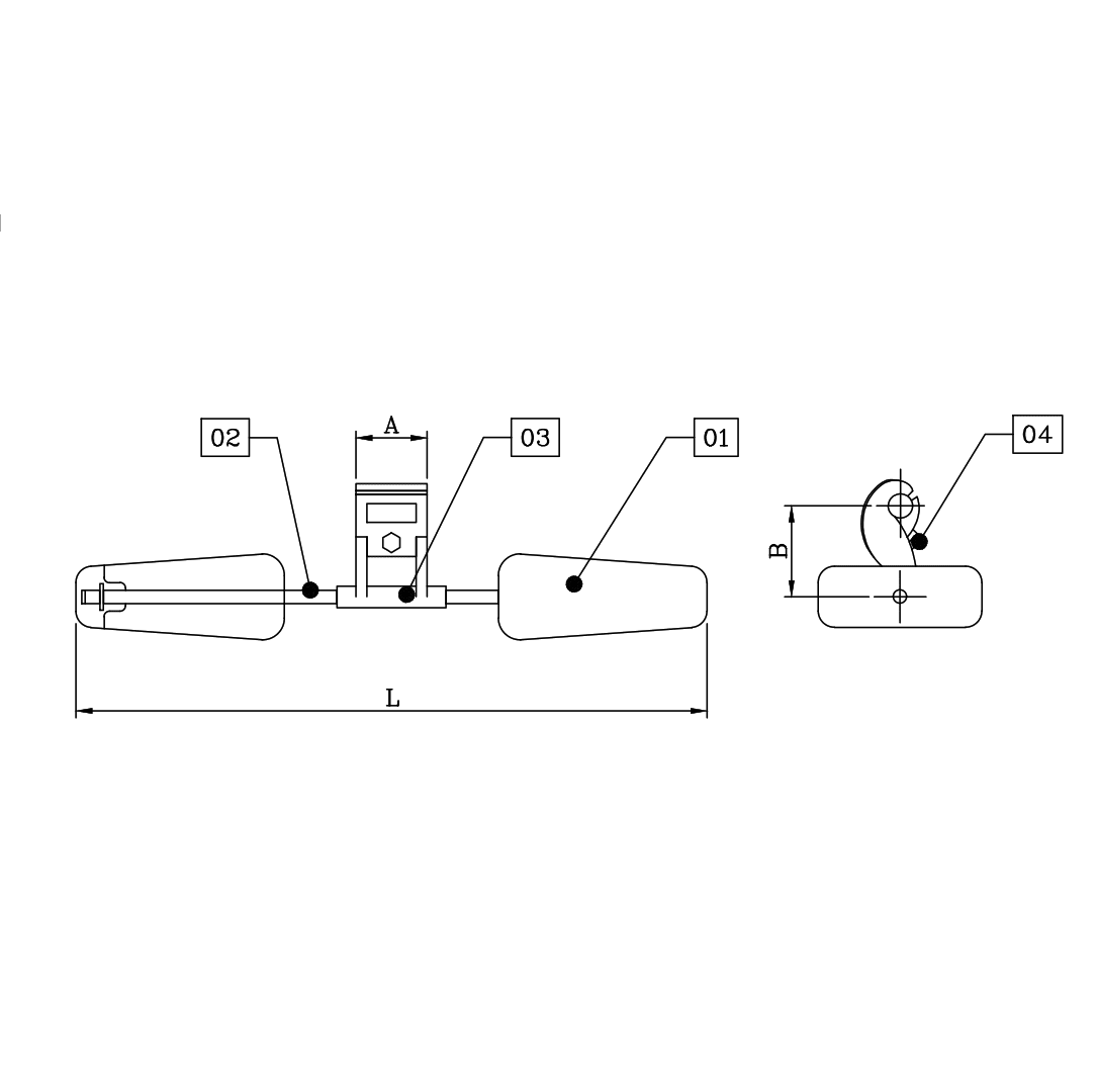 AMORTIGUADOR DE VIBRACION DE 70-95MM M1A00010 ARAGCU MT2