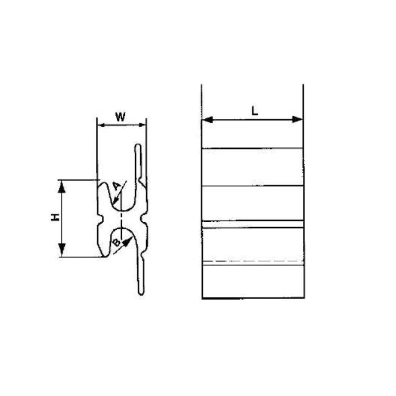 CONECTORES DE ALUMINIO TIPO H MODELO JH-34 ARAGCU HE2