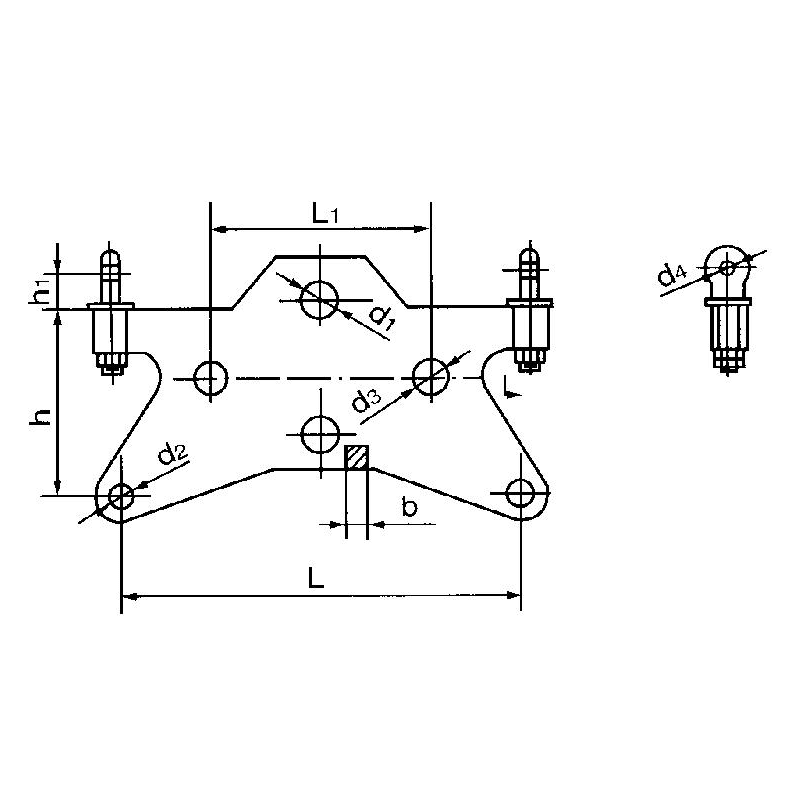YUGOS TRANGULARES SIMPLES MODELO LK-0745 160KN ARAGCU HE2