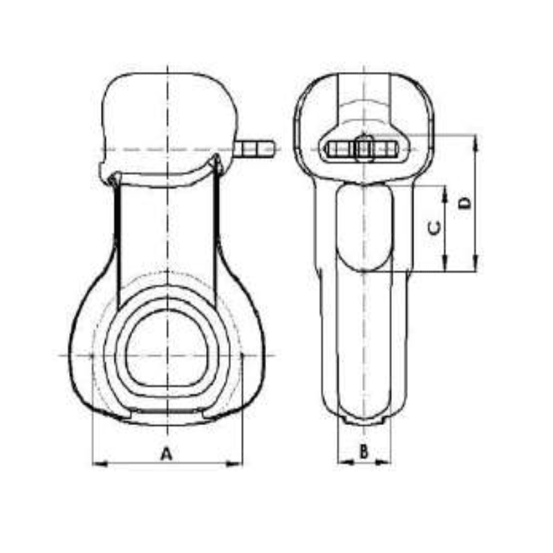 ADAPTADORES GUARDACABLE 12.5KN MODELO RG-16 ARAGCU AT2