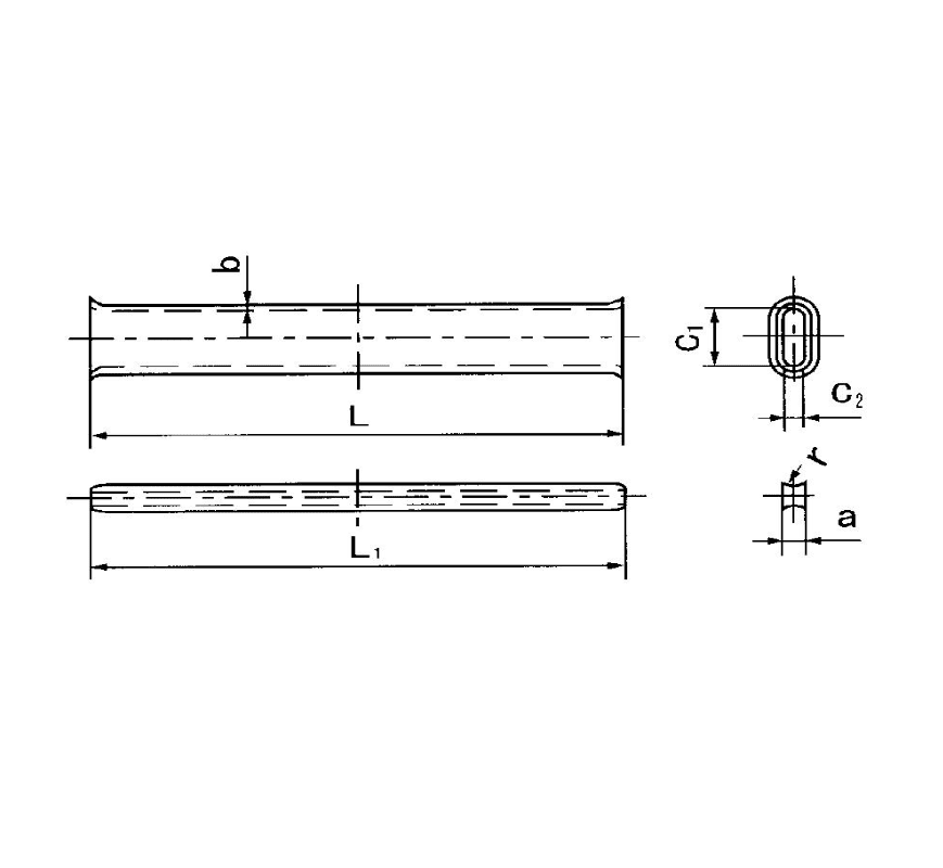 MANGUITOS DE EMPLAME ALUMINIO Ø:10.5MM MODELO JT-50/8 LGJ-50/8 ARAGCU HE2