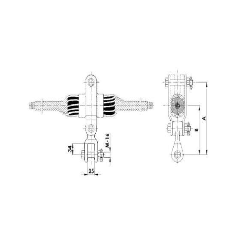 ACCESORIOS DE CONTRAPESO MODELO ECP-8S 280X200MM PARA ABRAZADERA GAS-8 ARAGCU AT2