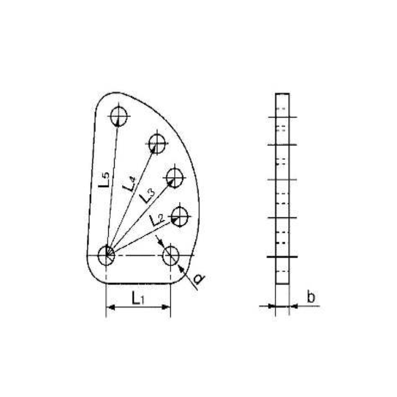 YUGOS PLACA DE AJUSTE DE HUNDIMIENTO (TIPO DB) MODELO DB-7 ARAGCU HE2