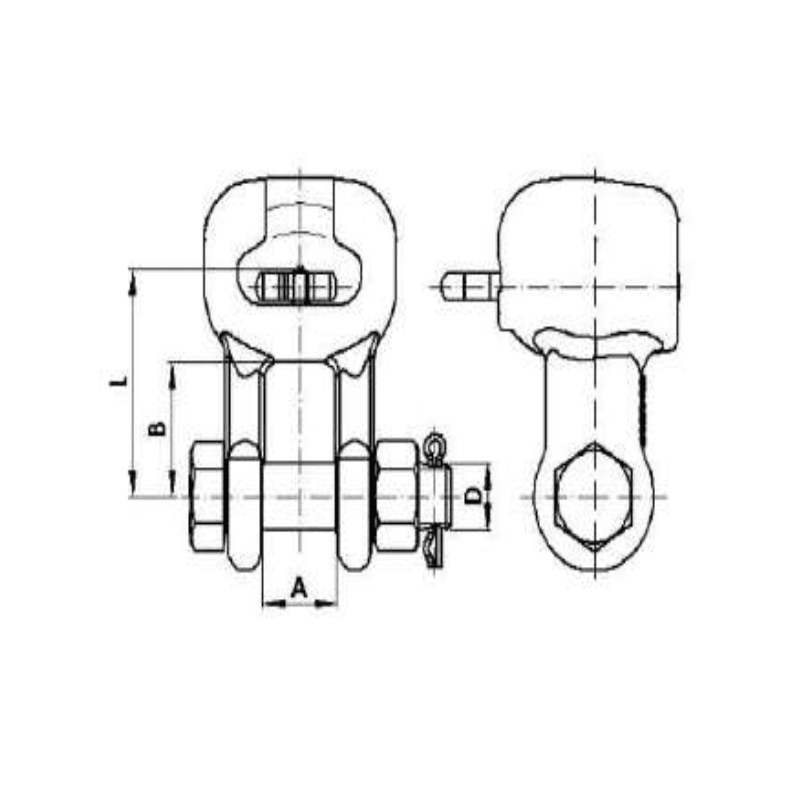 ADAPTADORES CASQUILLO HORQUILLA 12.5KN MODELO RH-5 ARAGCU AT2