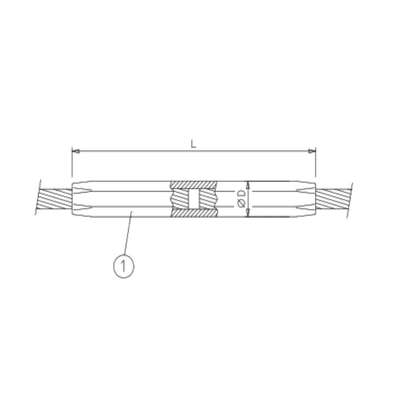 MANGUITOS EMPALME DE REPARACION Ø:56MM L:345MM SERIE N ARAGCU AT2