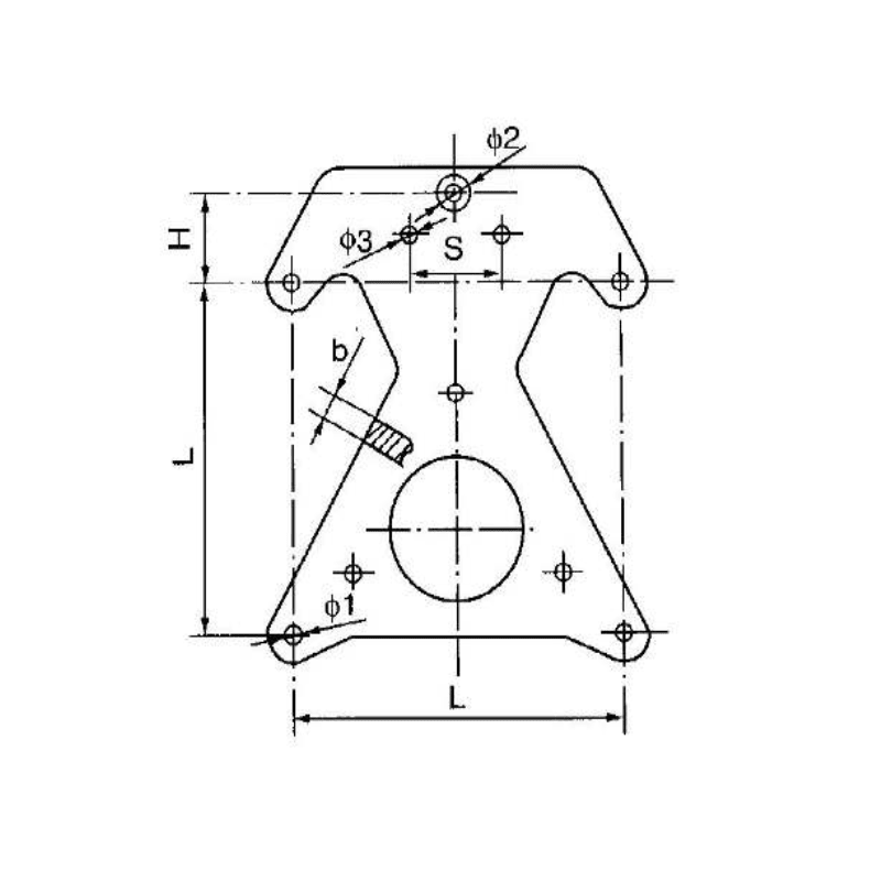 YUGOS TRANGULARES SIMPLES MODELO LX-2045A ARAGCU HE2