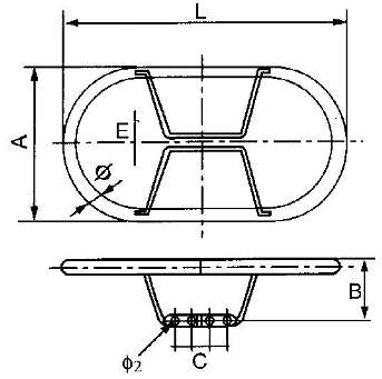 RAQUETAS ANILLO DE PROTECCION Y BLINDAJE (TUBO DE ALUMINIO) MODELO FJPL-500XS ARAGCU HE2