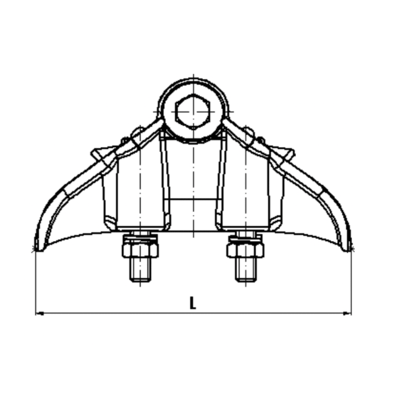 GRAPAS DE SUSPENSION ALUMINIO Ø:12-17MM MODELO GS-2 ARAGCU AT3