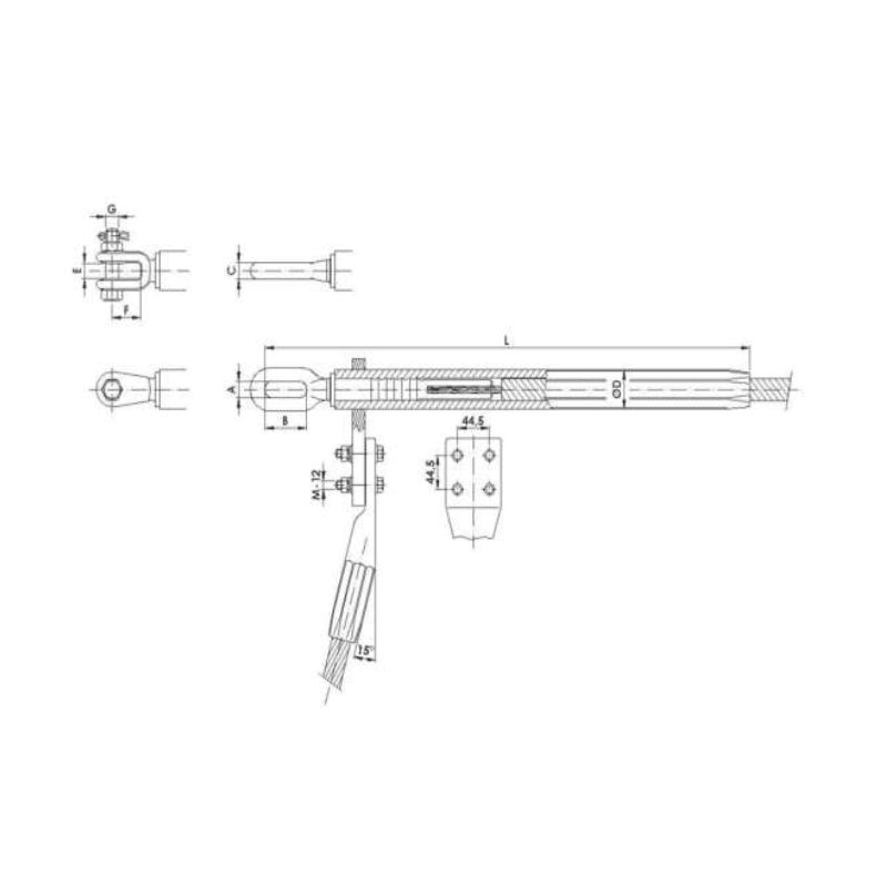 GRAPAS A COMPRESION ALUMINIO Ø:75MM SERIE 75 ARAGCU AT2
