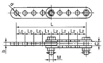 ENLACES AJUSTABLES 820-1390MM MODELO PT-60 ARAGCU HE2