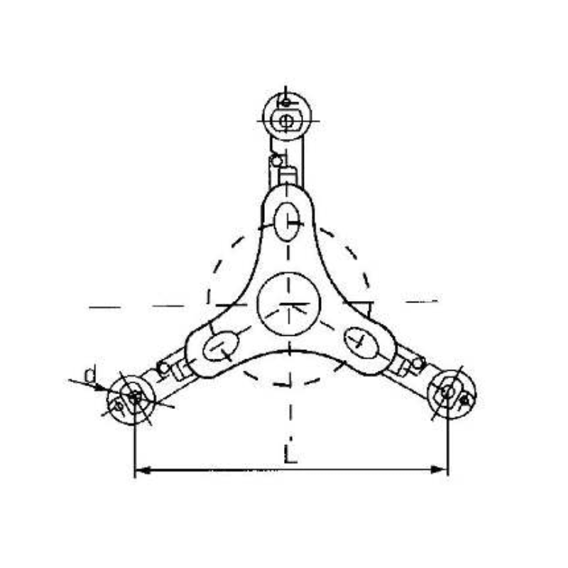 AMORTIGUADORES TRIPLES ESPACIADOR MODELO FZJS-5/457A ARAGCU HE2