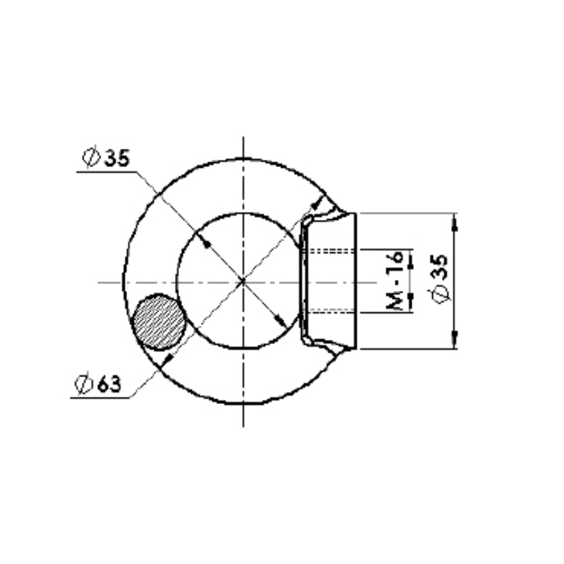 TUERCAS (CANCAMO) MODELO C-15 ARAGCU AT2