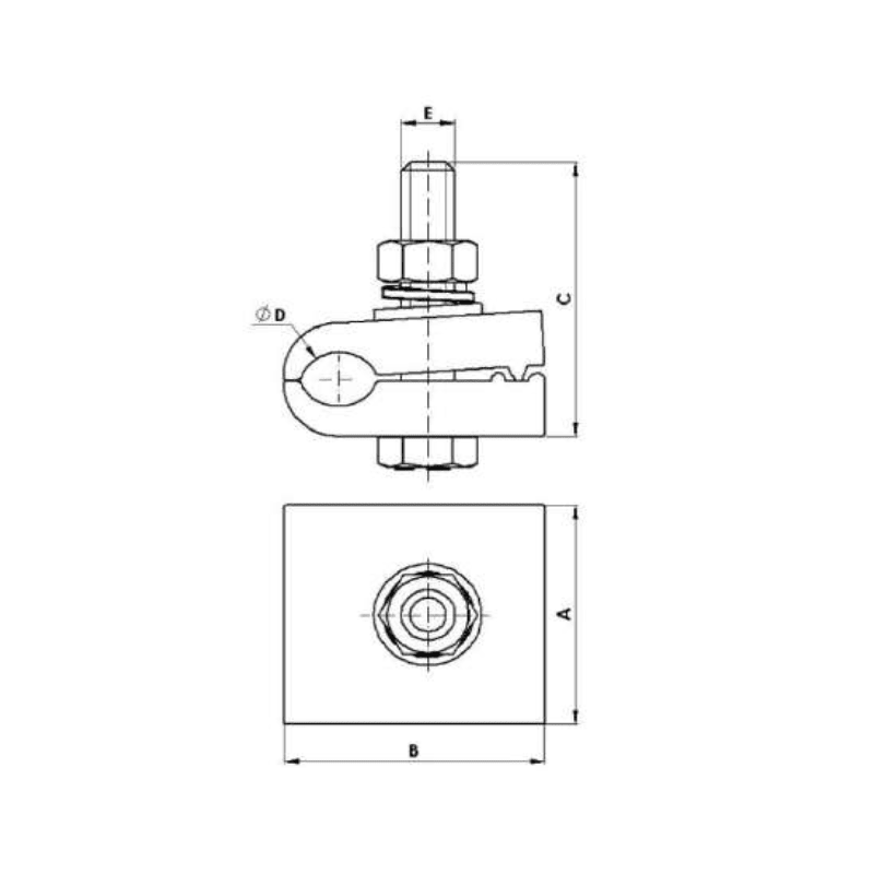 CONECTORES PARALELOS ALUMINIO Ø:14X18MM MODELO GCSAL-14/18 ARAGCU AT2