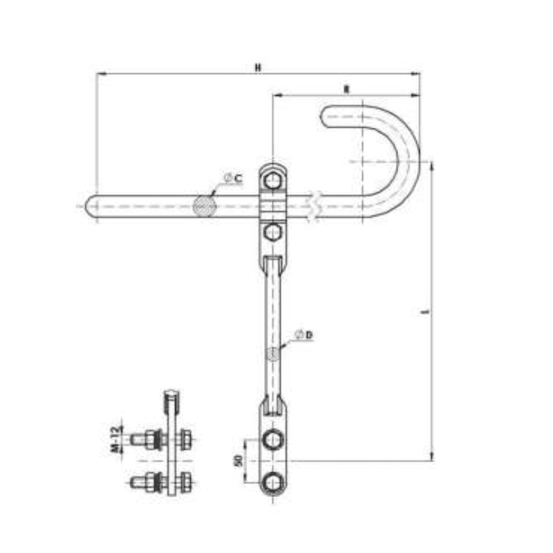 RAQUETAS DE ARCO AJUSTABLE L:300X600MM MODELO DP-30/60 ARAGCU AT2