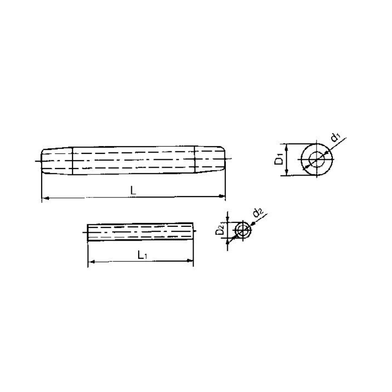 MANGUITOS DE EMPALME ALUMINIO Ø:8.7MM MODELO JY-240/40BG ACSR/AS-240/40 ARAGCU HE2