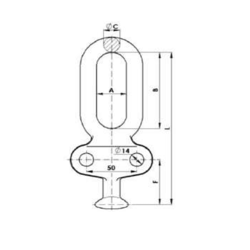ADAPTADORES ANILLO BOLA 18KN MODELO AB-8-P ARAGCU AT2