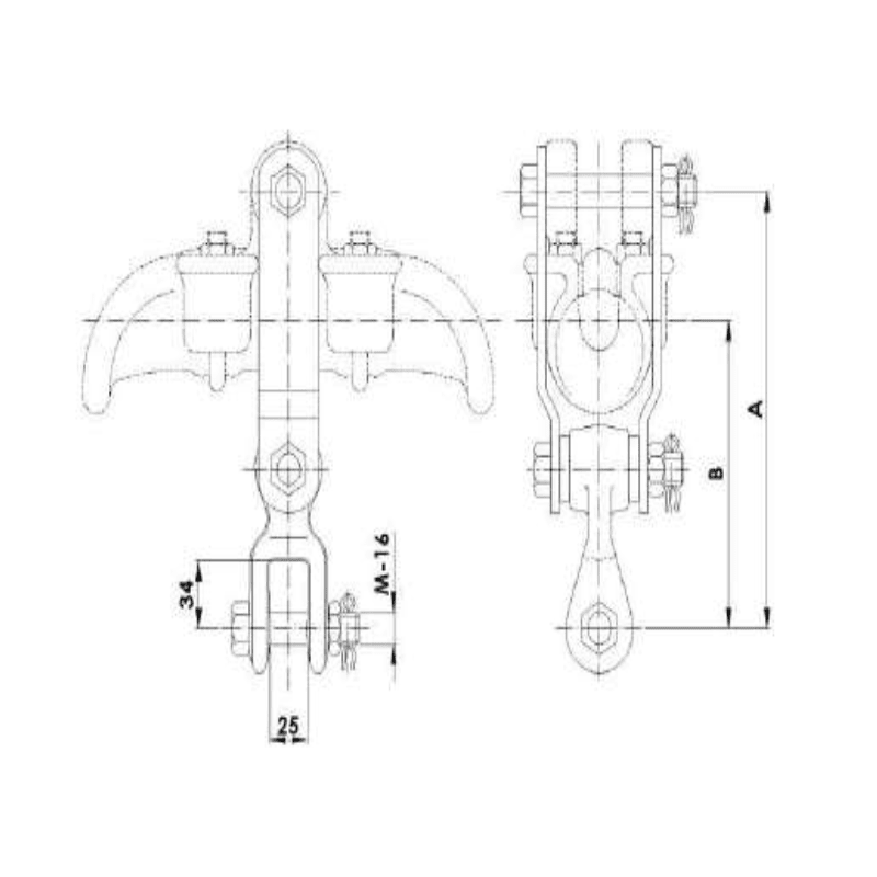 ACCESORIOS DE CONTRAPESO MODELO ECP-3 220X166MM PARA ABRAZADERA GS-3 ARAGCU AT2