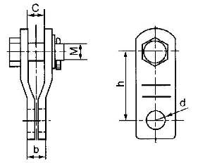 ENLACES HORQUILLA OJO MODELO PS-12 ARAGCU HE2