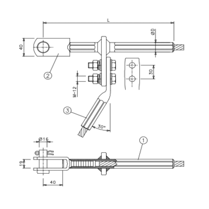 GRAPAS A COMPRESION ALUMINIO Ø:20.6MM SERIE B ARAGCU AT2