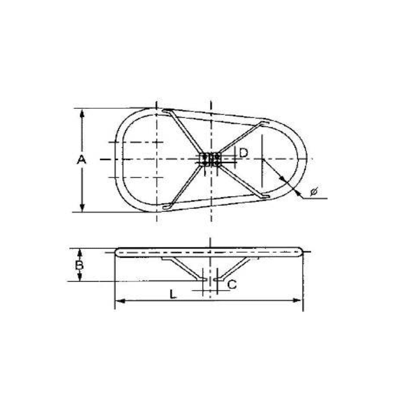 RAQUETAS ANILLO DE PROTECCION Y BLINDAJE (TUBO DE ALUMINIO) MODELO FJPL-500N ARAGCU HE2