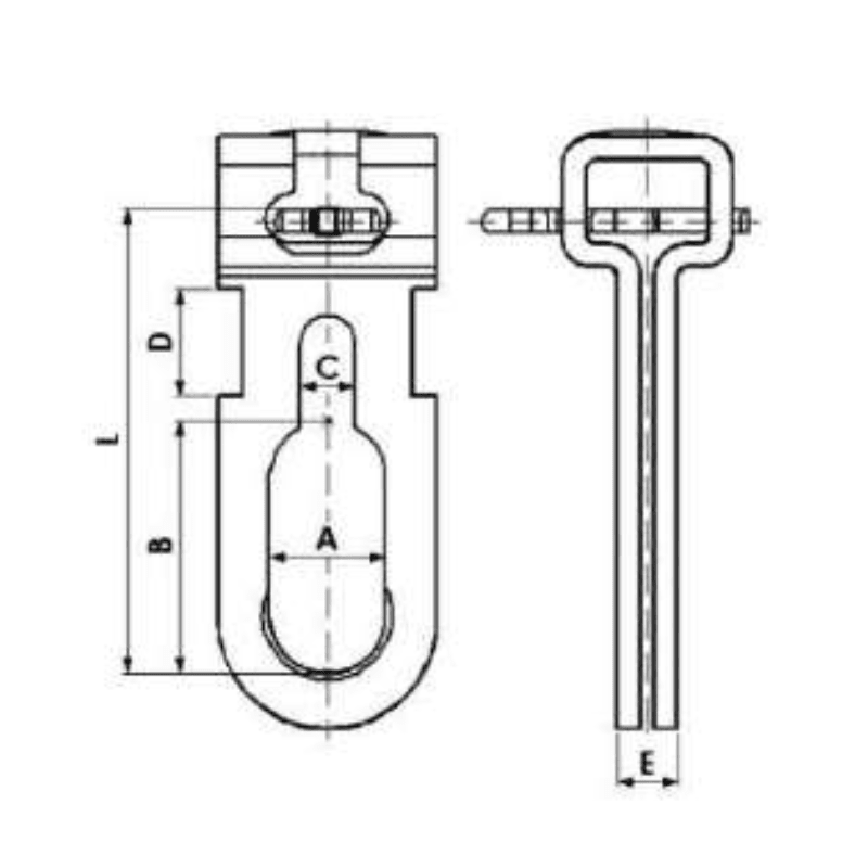 ADAPTADORES CASQUILLO OJO CON CAVIDAD OVALADA 4KN MODELO BS-11-P ARAGCU AT2