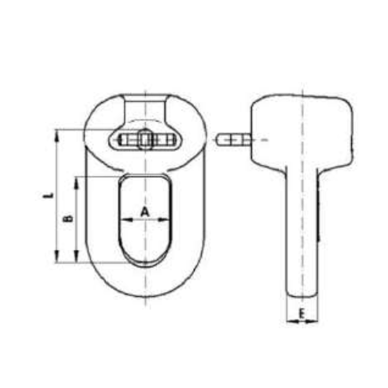 ADAPTADORES CASQUILLO OJO CON CAVIDAD OVALADA 5KN MODELO RF-11 ARAGCU AT2