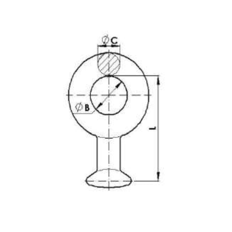 ADAPTADORES ANILLO BOLA 12.5KN MODELO OB-16 ARAGCU AT2