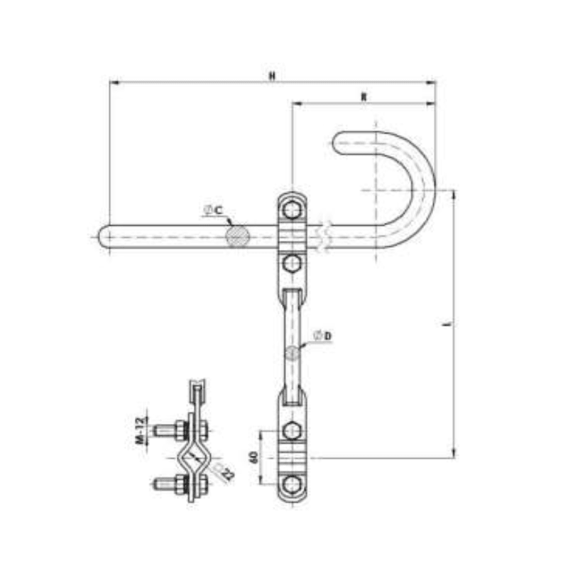 RAQUETAS DE ARCO AJUSTABLE L:400X600MM MODELO DPC-40/60 ARAGCU AT2