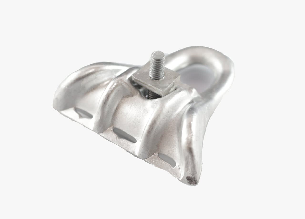 MORDAZA DE SUSPENSION ALUMINIO (TIPO MANITO) 95.5X93MM 15KN AP5451050 ARAGCU BT2